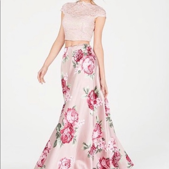 City Studio Dresses & Skirts - two piece pink prom dress